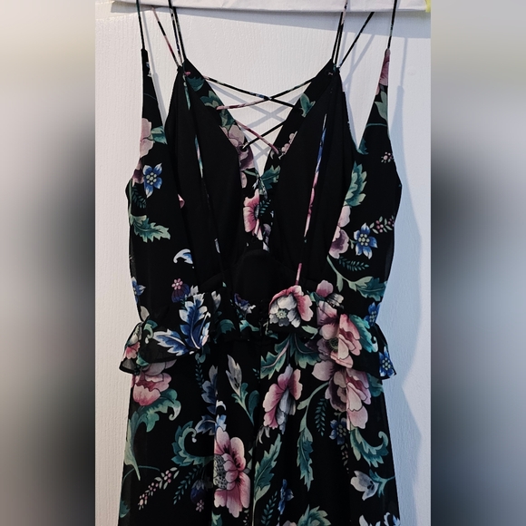 EXPRESS FLORAL lace up Maxi - Picture 5 of 8